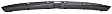 2003 Dodge Ram 2500 - 3-Piece Kit Front Bumper Trim, 1-Piece Inner Filler, For Models Without Tow Hook Holes, With Type 2 Bumper Cover, Black,  Includes (1) Bumper Trim and (2) Fog Light Cover