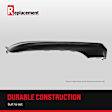 2003 Dodge Ram 2500 - 3-Piece Kit Front Bumper Trim, 1-Piece Inner Filler, For Models Without Tow Hook Holes, With Type 2 Bumper Cover, Black,  Includes (1) Bumper Trim and (2) Fog Light Cover