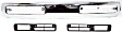 3-Piece Kit, Front Bumper, Chrome, Includes (1) Bumper and (2) Fog Light Trim