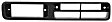 1996 Nissan Pickup - 8-Piece Kit Front Bumper, Production Date From November 1995, Chrome,  Includes (1) Bumper, (2) Bumper Bracket, (2) Fog Light Trim, (1) Grille, and (2) Turn Signal Light