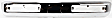 1996 Nissan Pickup - 8-Piece Kit Front Bumper, Production Date From November 1995, Chrome,  Includes (1) Bumper, (2) Bumper Bracket, (2) Fog Light Trim, (1) Grille, and (2) Turn Signal Light