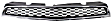 4-Piece Kit Front Bumper Grille, Chrome Shell w/ Black Insert, Includes (1) Bumper Grille, (2) Fog Light Cover, and (1) Grille