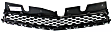 4-Piece Kit Front Bumper Grille, Chrome Shell w/ Black Insert, Includes (1) Bumper Grille, (2) Fog Light Cover, and (1) Grille