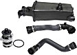 2001-2006 BMW 325Ci - 4-Piece Kit Water Pump, New, Includes (1) Coolant Reservoir, (1) Water Pump and (2) Radiator Hose