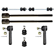 8-Piece Kit Front, Driver and Passenger Side, Inner and Outer, Lower Suspension Kit, Includes (2) Sway Bar Link, (2) Ball Joint and (4) Tie Rod End