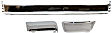 3-Piece Kit Step Bumper, Chrome Face Bar Only; With pad provision Without mounting bracket(s), Includes (1) Step Bumper and (2) Bumper End