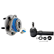 2-Piece Kit Front Wheel Hub, 5 Lugs, With Bearing, With Sensor, FWD, Includes (1) Tie Rod End and (1) Wheel Hub