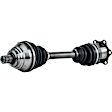 2012 Volkswagen Jetta TDI - 8-Piece Kit Front, Driver and Passenger Side Axle Assembly, New, 2.0L 4Cyl Automatic Dual Clutch, Transaxle, Wagon,  Includes (2) Axle Assembly, (2) Brake Disc, (1) Brake Pad Set, and (2) Control Arm