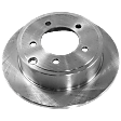 2014 Jeep Patriot - 4-Wheel Set Front and Rear Brake Disc and Pad Kit, Plain Surface, 5 Lugs, Front-293.88 mm/Rear-262.13 mm, Ceramic, 262mm Rear Disc, With BRF Brakes; With 262 mm Rotors, Code BR1, BRF, BRG or BRJ, 2.4L 4Cyl, Pro-Line Series  Includes (4)