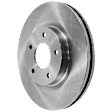 2014 Jeep Patriot - 4-Wheel Set Front and Rear Brake Disc and Pad Kit, Plain Surface, 5 Lugs, Front-293.88 mm/Rear-262.13 mm, Ceramic, 262mm Rear Disc, With BRF Brakes; With 262 mm Rotors, Code BR1, BRF, BRG or BRJ, 2.4L 4Cyl, Pro-Line Series  Includes (4)