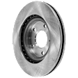 2014 Jeep Patriot - 4-Wheel Set Front and Rear Brake Disc and Pad Kit, Plain Surface, 5 Lugs, Front-293.88 mm/Rear-262.13 mm, Ceramic, 262mm Rear Disc, With BRF Brakes; With 262 mm Rotors, Code BR1, BRF, BRG or BRJ, 2.4L 4Cyl, Pro-Line Series  Includes (4)