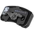 2011 Chrysler 200 - 4-Wheel Set Front and Rear Brake Disc and Pad Kit, Plain Surface, Front-293.88 mm/Rear-302.01 mm, 302mm Rear Disc, With BRG, BR1 or BR3 Brakes; With 302 mm Rotors, 3.6L 6Cyl, Pro-Line Series Includes (4) Disc and (2) Pad Set