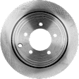 2011 Chrysler 200 - 4-Wheel Set Front and Rear Brake Disc and Pad Kit, Plain Surface, Front-293.88 mm/Rear-302.01 mm, 302mm Rear Disc, With BRG, BR1 or BR3 Brakes; With 302 mm Rotors, 3.6L 6Cyl, Pro-Line Series Includes (4) Disc and (2) Pad Set
