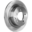 2011 Chrysler 200 - 4-Wheel Set Front and Rear Brake Disc and Pad Kit, Plain Surface, Front-293.88 mm/Rear-302.01 mm, 302mm Rear Disc, With BRG, BR1 or BR3 Brakes; With 302 mm Rotors, 3.6L 6Cyl, Pro-Line Series Includes (4) Disc and (2) Pad Set