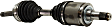 7-Piece Kit Front, Driver and Passenger Side Axle Assembly - New 7-Piece Kit, 4.7L, 8Cyl, Includes (2) Brake Disc, (1) Brake Pad Set, (2) Control Arm and (2) Axle Assembly