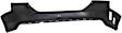 2014 Ford Focus - 3-Piece Kit Rear Primed Bumper Cover, Sedan,  Includes (1) Bumper Cover and (2) Tail Light