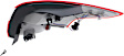 2014 Ford Focus - 3-Piece Kit Rear Primed Bumper Cover, Sedan,  Includes (1) Bumper Cover and (2) Tail Light