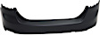 2014 Ford Focus - 3-Piece Kit Rear Primed Bumper Cover, Sedan,  Includes (1) Bumper Cover and (2) Tail Light
