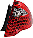 3-Piece Kit, Rear Primed Bumper Cover, CAPA Certified, Includes (1) Bumper Cover and (2) Tail Light