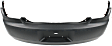 2009 Pontiac G6 - 3-Piece Kit Driver and Passenger Side Halogen Tail Light, With bulb(s),  For without CTF Package, OE Replacement, Sedan,  Includes (1) Bumper Cover and (2) Tail Light