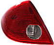 2009 Pontiac G6 - 3-Piece Kit Driver and Passenger Side Halogen Tail Light, With bulb(s),  For without CTF Package, OE Replacement, Sedan,  Includes (1) Bumper Cover and (2) Tail Light
