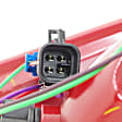 2009 Pontiac G6 - 3-Piece Kit Driver and Passenger Side Halogen Tail Light, With bulb(s),  For without CTF Package, OE Replacement, Sedan,  Includes (1) Bumper Cover and (2) Tail Light