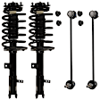 4-Piece Kit Front Suspension Kit, Includes (2) Loaded Strut and (2) Sway Bar Link