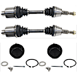 4-Piece Kit Front, Driver and Passenger Side Suspension Kit, Includes (2) Axle Assembly and (2) Ball Joint