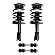 4-Piece Kit Front Suspension with Loaded Struts and Sway Bar Links, Front Wheel Drive