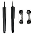 4-Piece Kit Rear Suspension Kit, Includes (2) Shock Absorber and Strut Assembly and (2) Sway Bar Link