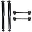 2006 Chrysler PT Cruiser - 4-Piece Kit Rear Suspension Kit,  Includes (2) Shock and (2) Sway Bar Link