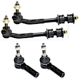 4-Piece Kit Front Suspension Kit, Includes (2) Sway Bar Link and (2) Tie Rod End