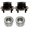 4-Piece Kit Suspension Kit, Includes (2) Wheel Hub and (2) Wheel Bearing