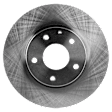 2014 Mazda 3 - 4-Wheel Set Front and Rear Brake Disc and Pad Kit, Plain Surface, 5 Lugs, Front-279.91 mm/Rear-265 mm, 2.0L 4Cyl, Includes (2) Brake Pad Set and (4) Brake Disc