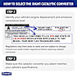2-Piece Kit Catalytic Converter, 4.2L, 6Cyl, Federal EPA Standard, 46-State Legal (Cannot ship to CA, CO, NY or ME), Includes (1) Catalytic Converter and (1) Oxygen Sensor