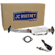 2-Piece Kit Rear, Driver Side Catalytic Converter, Federal EPA Standard, 46-State Legal (Cannot ship to CA, CO, NY or ME), includes (1) Catalytic Converter and (1) Oxygen Sensor