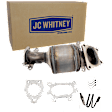 2-Piece Kit Firewall Side Catalytic Converter, Federal EPA Standard, 46-State Legal (Cannot Ship To or Be installed in vehicles Originally Purchased in CA, CO, NY or ME), includes Oxygen Sensor