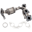 Radiator Side Catalytic Converter, Federal EPA Standard, 46-State Legal (Cannot Ship To or Be installed in vehicles Originally Purchased in CA, CO, NY or ME), includes Oxygen Sensor
