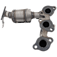 Radiator Side Catalytic Converter, Federal EPA Standard, 46-State Legal (Cannot Ship To or Be installed in vehicles Originally Purchased in CA, CO, NY or ME), includes Oxygen Sensor