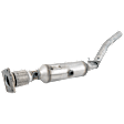 2007 Jeep Compass - 2-Piece Kit Center Catalytic Converter, 2.0L 4Cyl, Federal EPA Standard, 46-State Legal (Cannot ship to CA, CO, NY or ME), Naturally Aspirated, FWD,  Includes (1) Catalytic Converter and (1) Oxygen Sensor