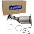 2-Piece Kit Front, Driver Side Catalytic Converter, Federal EPA Standard, 46-State Legal (Cannot ship to CA, CO, NY or ME), includes (1) Catalytic Converter and (1) Oxygen Sensor