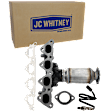2-Piece Kit Catalytic Converter, includes Oxygen Sensor, For Models With Straight Outlet
