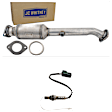 2-Piece Kit Rear, Passenger Side Catalytic Converter, 4.0L, 6Cyl, Federal EPA Standard, 46-State Legal (Cannot ship to CA, CO, NY or ME) Includes (1) Catalytic Converter and (1) Oxygen Sensor