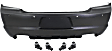 5-Piece Kit, Rear Primed Bumper Cover, Includes (1) Bumper Cover and (4) Parking Assist Sensor