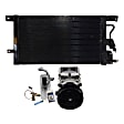 2002-2007 Ford Taurus - 3-Piece Kit A/C Compressor Kit, With Clutch, 6-Groove Pulley, Includes (1) A/C Compressor, (1) A/C Condenser and (1) A/C Service Kit