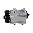 3-Piece Kit A/C Compressor Kit, With Clutch, 6-Groove Pulley, Includes (1) A/C Compressor, (1) A/C Condenser and (1) A/C Service Kit