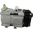 2-Piece Kit A/C Compressor Kit, With Clutch, 6-Groove Pulley, Includes (1) A/C Compressor and (1) A/C Service Kit