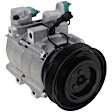 2-Piece Kit A/C Compressor Kit, With Clutch, 6-Groove Pulley, Includes (1) A/C Compressor and (1) A/C Service Kit