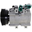 2-Piece Kit A/C Compressor Kit, With Clutch, 6-Groove Pulley, Includes (1) A/C Compressor and (1) A/C Service Kit