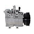 3-Piece Kit A/C Compressor, 6-Groove Pulley, includes A/C Condenser, and A/C Service Kit (A/C Expansion Valve, A/C Receiver Drier, and A/C O-Ring and Gasket Seal Kit)